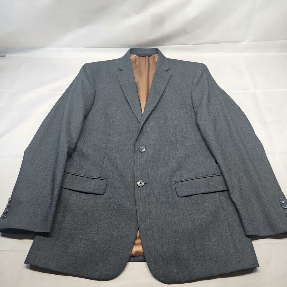 Joseph Jos. A. Bank Joseph Blazer Sports Coat Dark‎ Gray 40L Solid Slim Fit